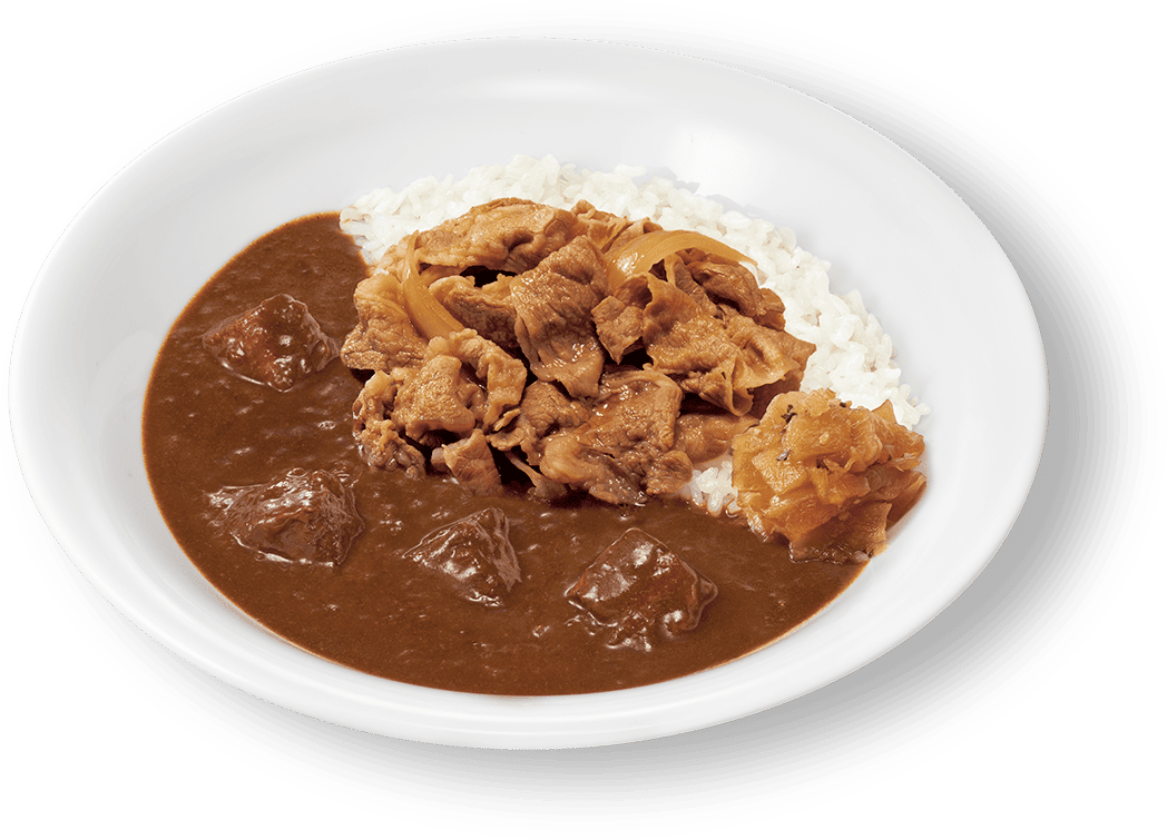 牛あいがけビーフカレー