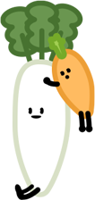 大根・にんじん