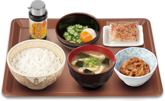 牛まぜのっけ朝食