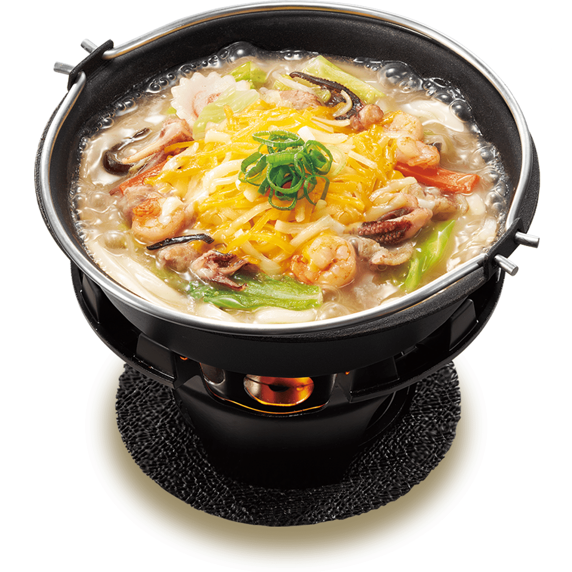 チーズ海鮮ちゃんぽんうどん