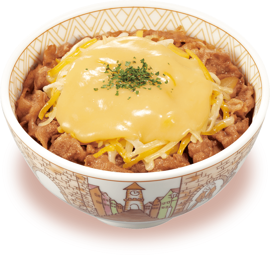 とろ〜り３種のチーズ牛丼