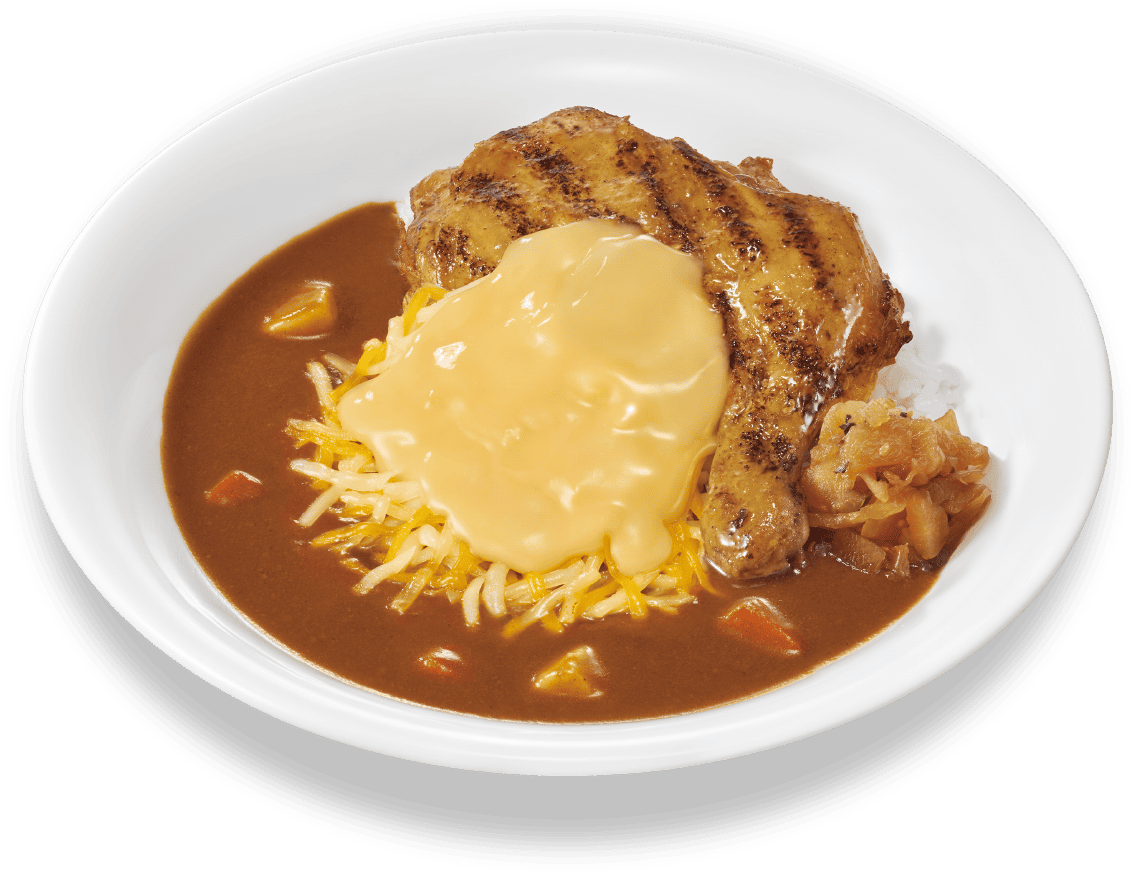 チーズ炭火焼チキンカレー