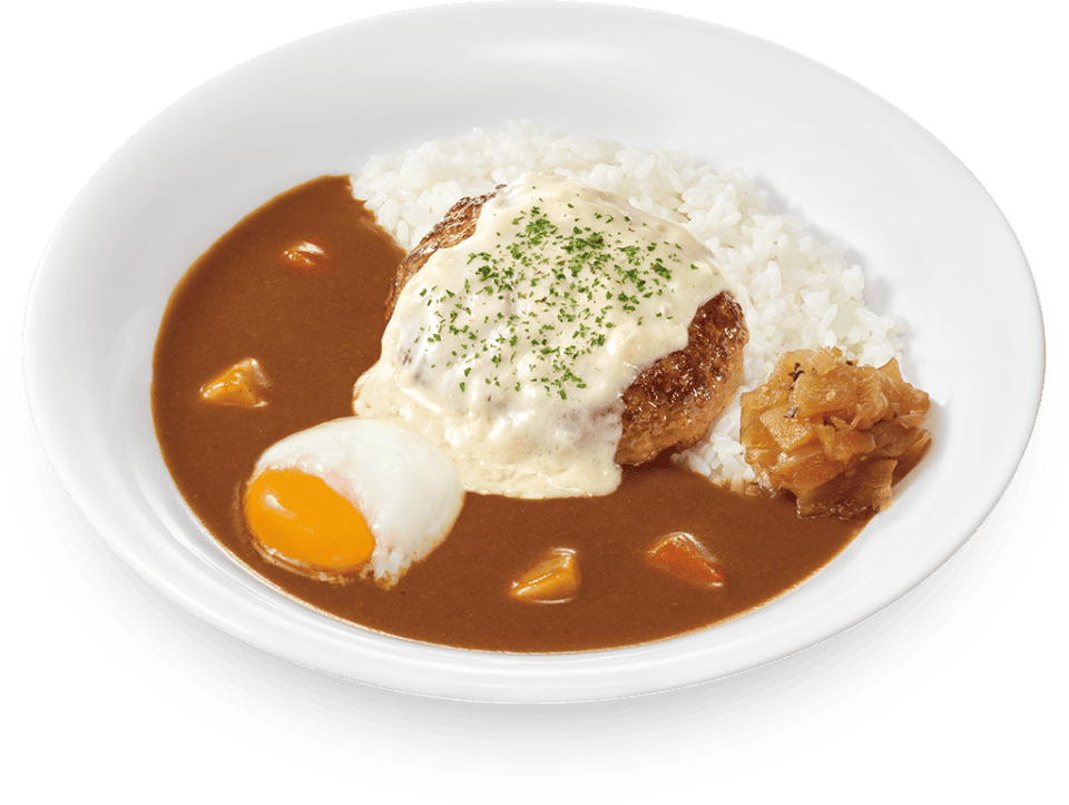 おんたまチーズインハンバーグカレー