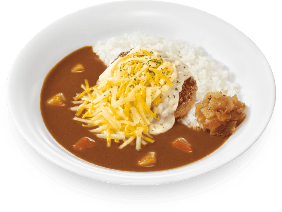 チーズ×チーズインハンバーグカレー