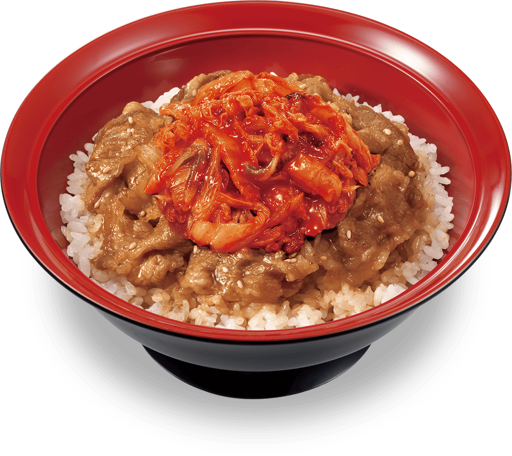 キムチ牛カルビ焼肉丼