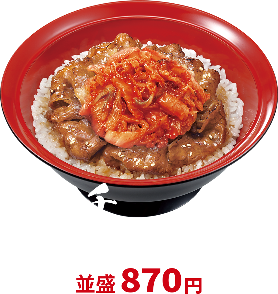 キムチ牛カルビ丼