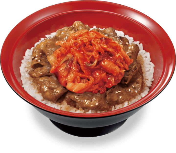 キムチ牛カルビ焼肉丼