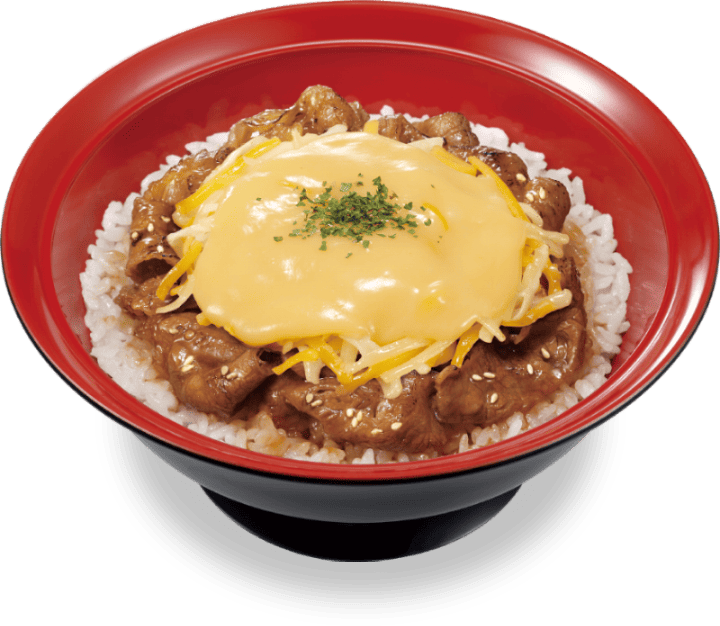 とろ〜り3種のチーズカルビ焼肉丼