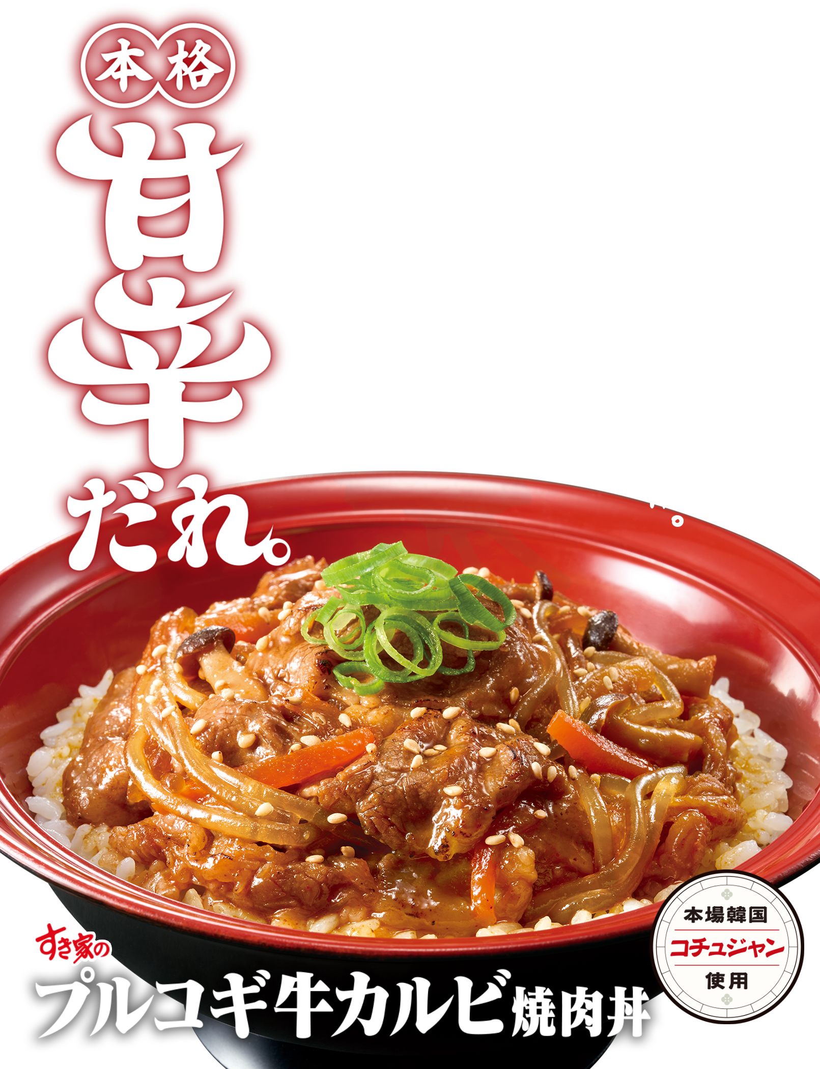 プルコギ牛カルビ焼肉丼