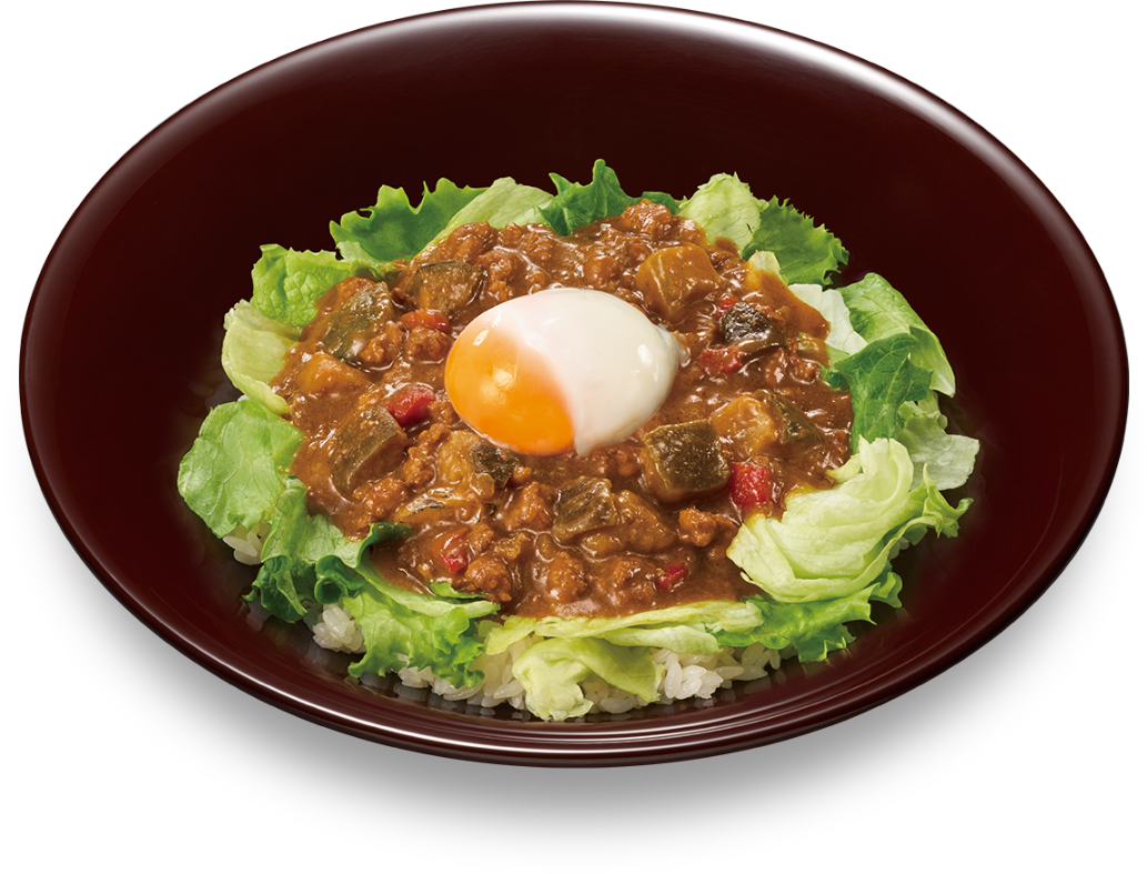 スパイシーキーマカレー丼
