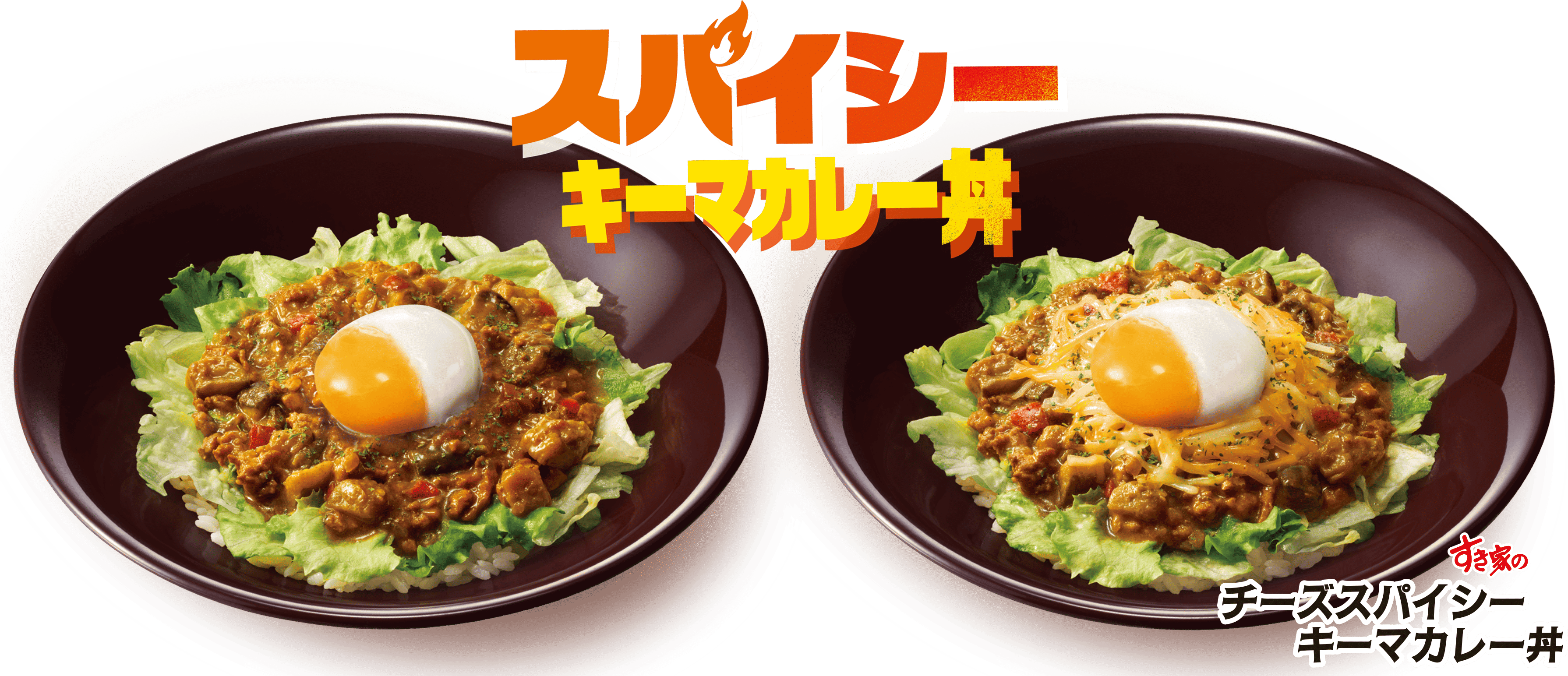すき家 スパイシーキーマカレー丼 (公式キャンペーン画像)