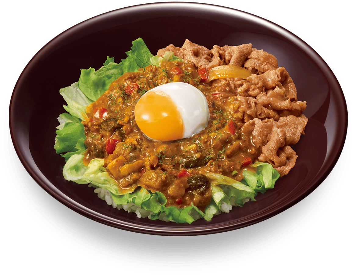 牛あいがけスパイシーキーマカレー