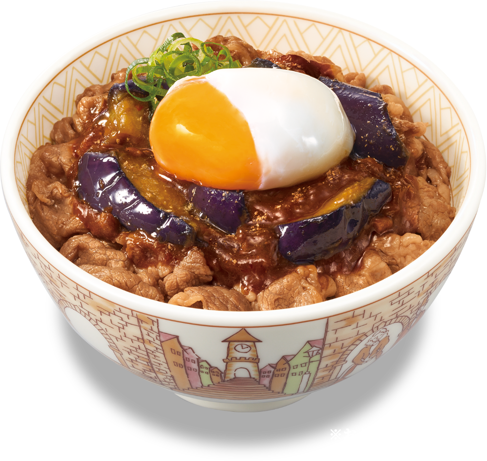 おんたまスパイシー麻婆ナス牛丼