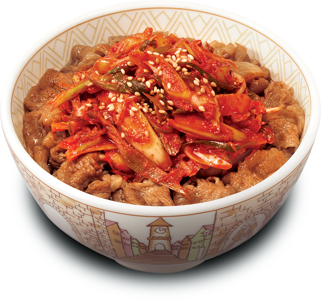 ねぎキムチ牛丼