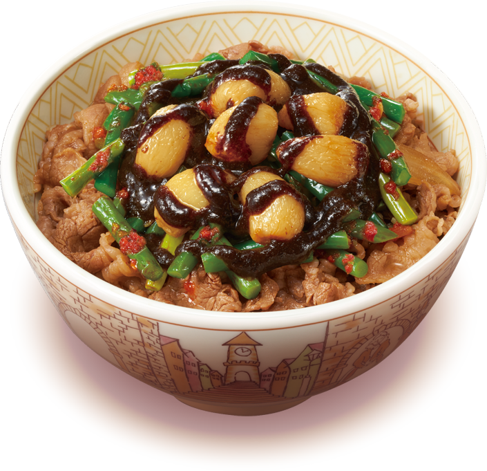 黒マー油ダブルニンニク牛丼