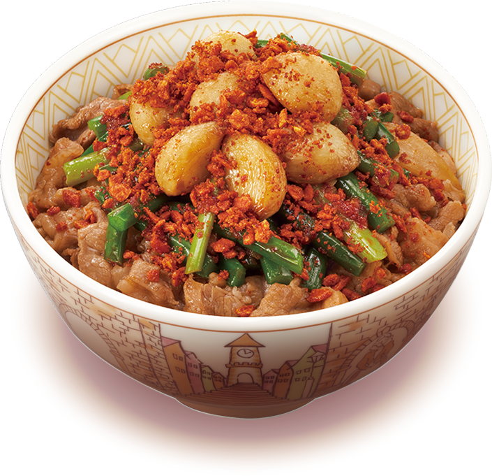 トリプルニンニク牛丼