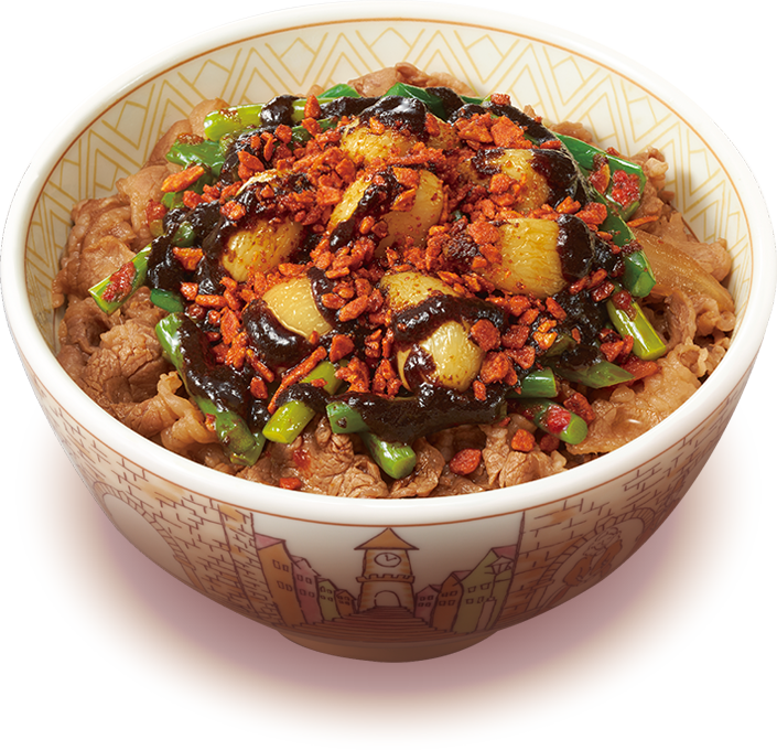 黒マー油トリプルニンニク牛丼