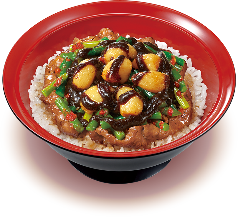 黒マー油ダブルニンニク牛カルビ丼