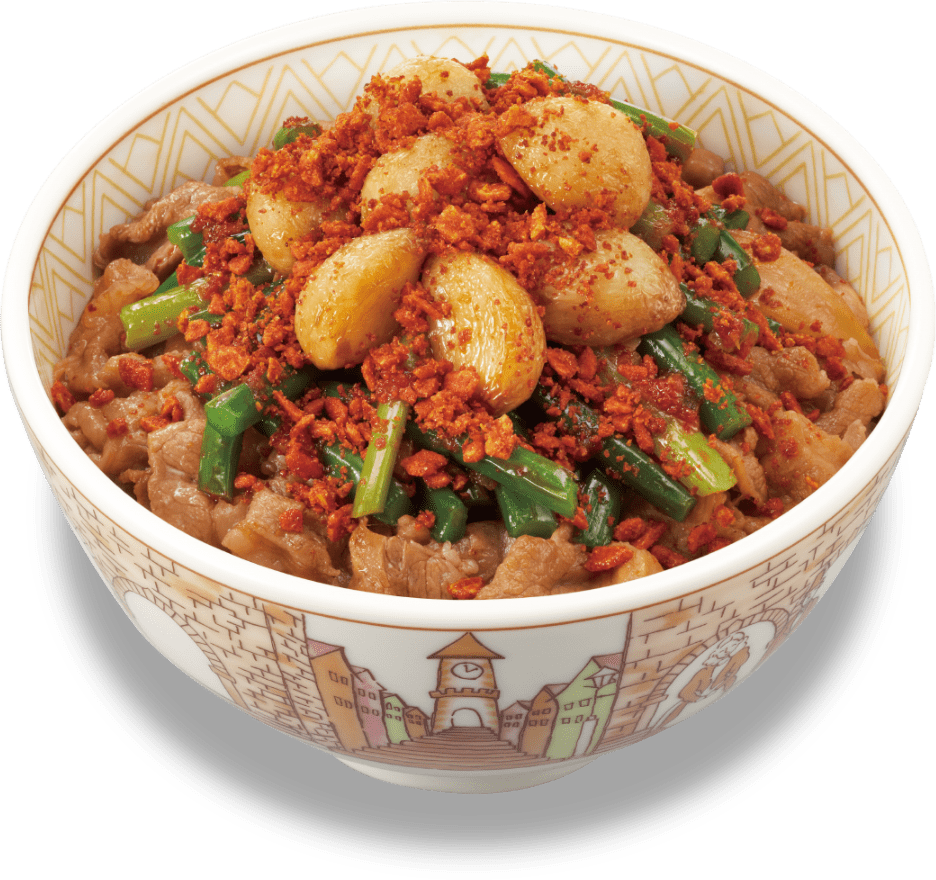 トリプルニンニク牛丼