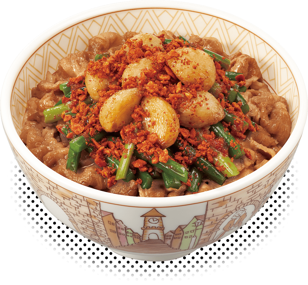 トリプルニンニク牛丼