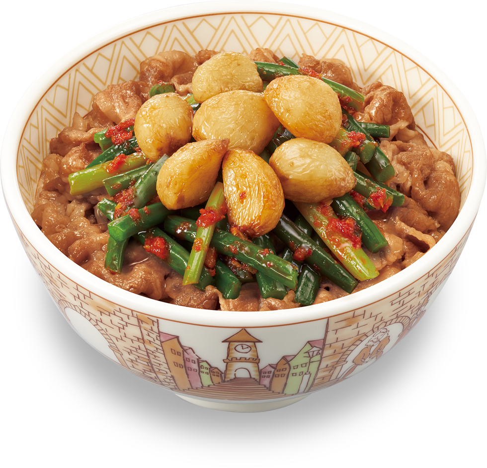 ダブルニンニク牛丼