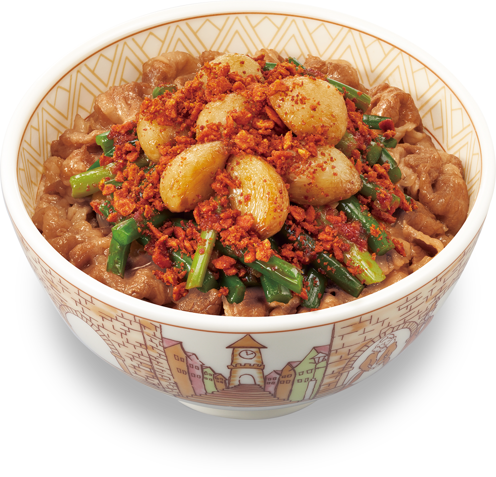 トリプルニンニク牛丼