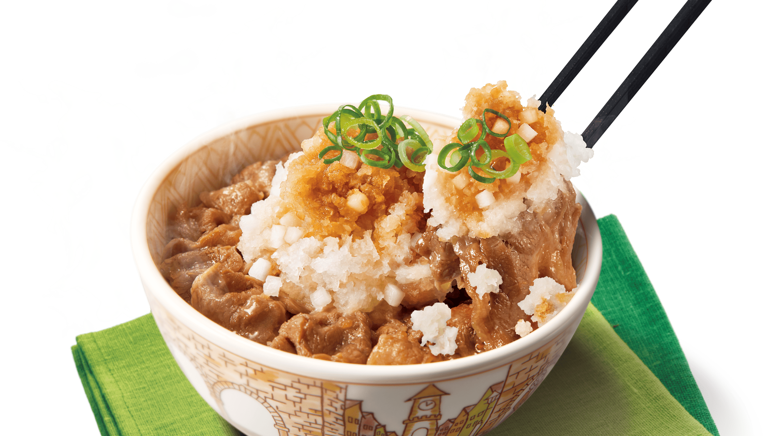 鬼おろしポン酢牛丼