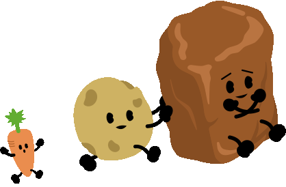 肉　人参　ジャガイモ