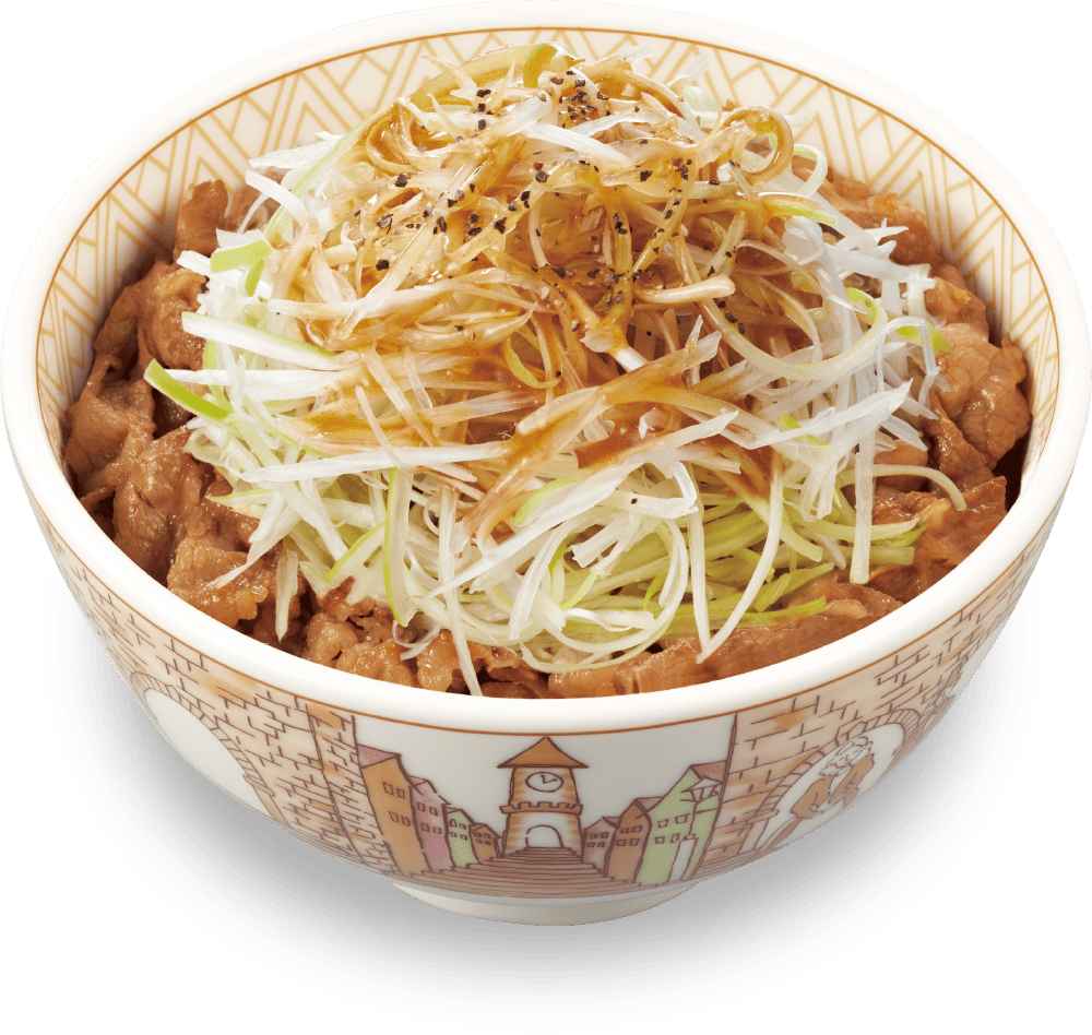 白髪ねぎ牛丼