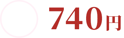 並盛740円