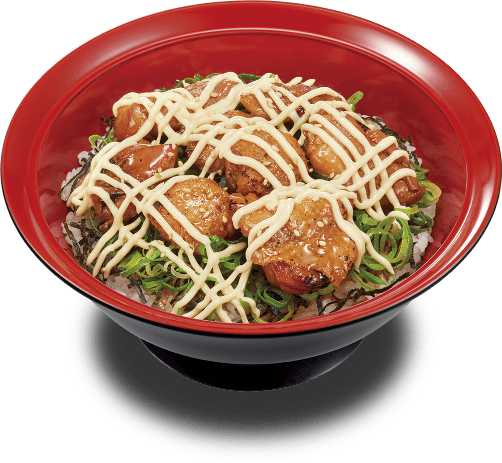ねぎマヨ炭火やきとり丼